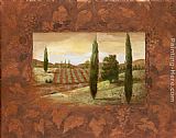Vivian Flasch Vineyard Morning II painting